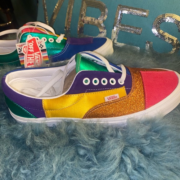 Brand New Vans. Pride Patchwork “ERA” Must Sell!! Never worn. - Picture 6 of 6